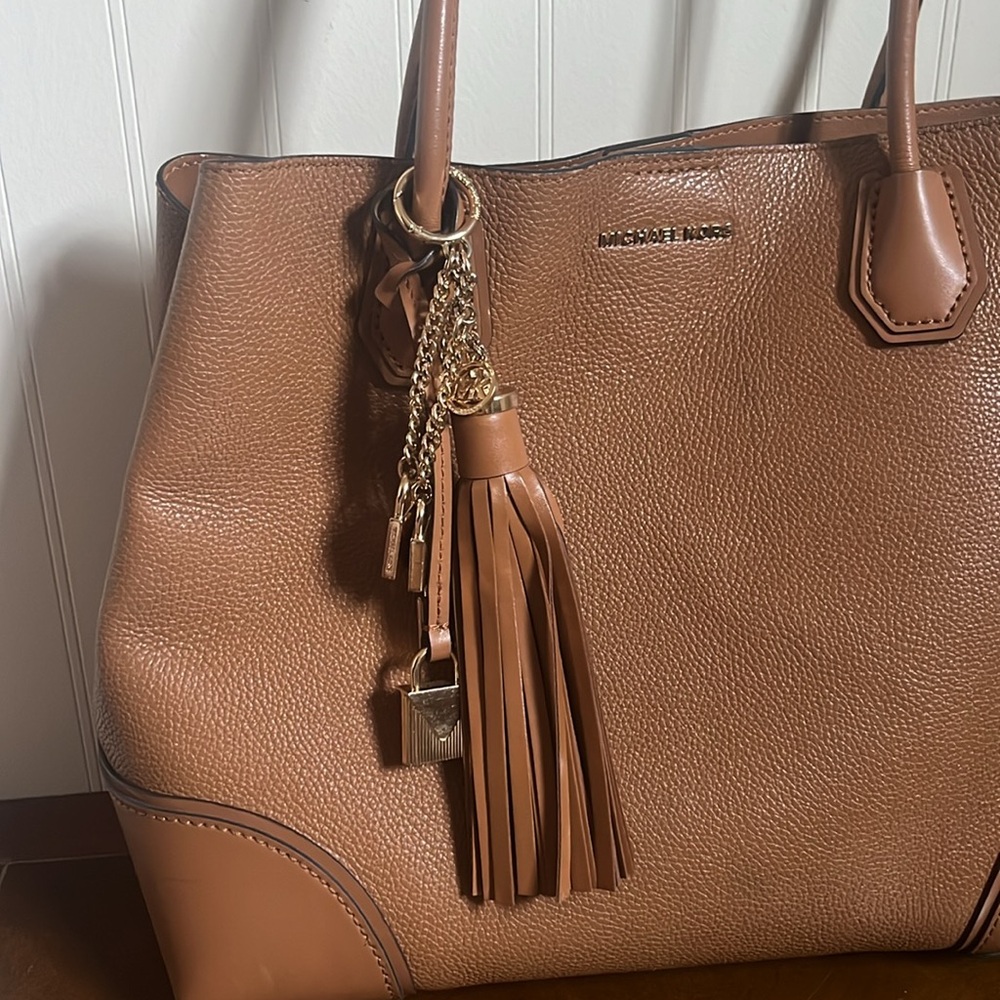 Michael Kors Leather tassel bag accessory